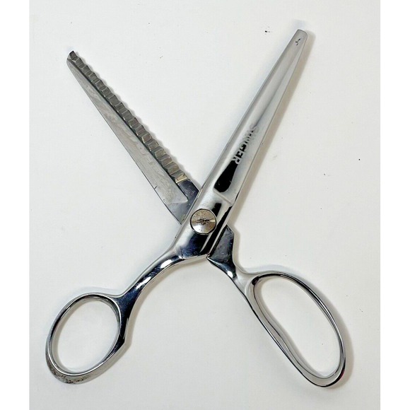 Vintage‎ Singer Pinking Shears Right Handed ✂️Scissors Very Nice - Picture 4 of 5